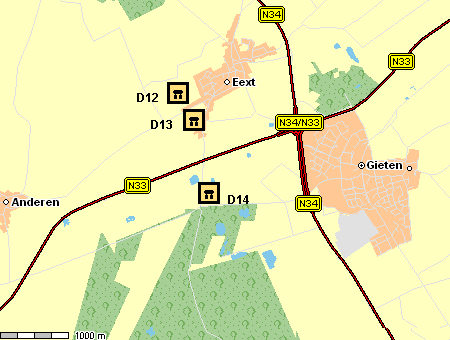 Locality map for D13 and D14