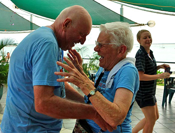 90 year old Jean still very happy to receive a Fluffy