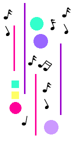 vertical music border