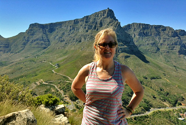 Christine at  Table  Mountain