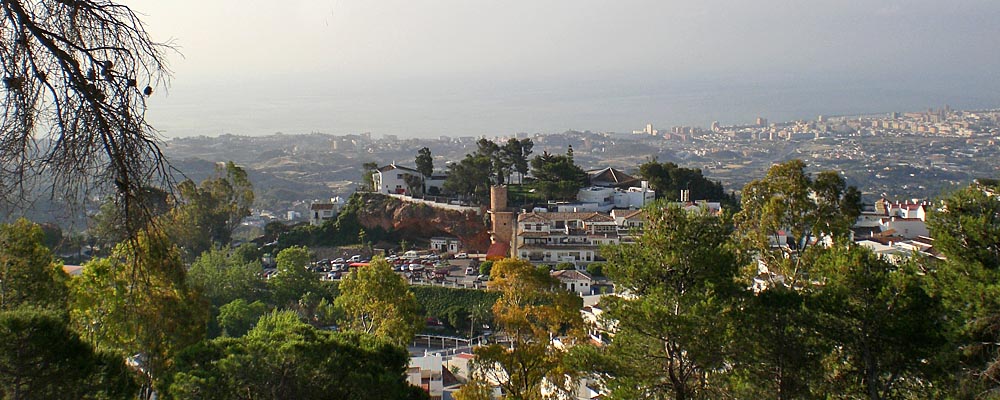 View over Mijas and the Costa del Sol