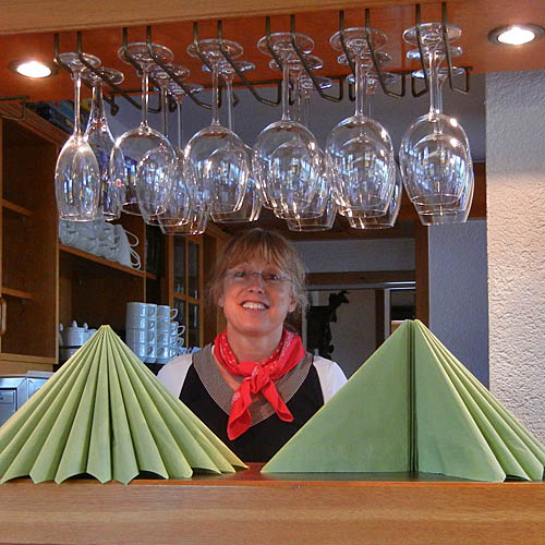 Waldcafe chef/owner Christa Blattmann